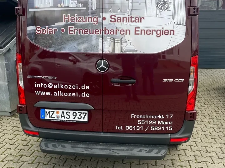 Fuhrpark, Heckansicht